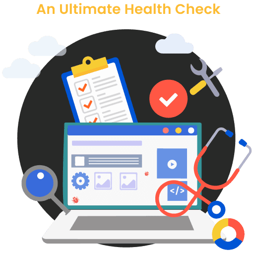 Nous effectuons des tests de logiciels pendant que le médecin examine le patient